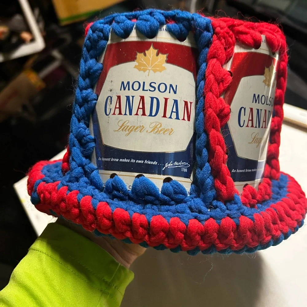 Vintage Molson Beer Hat; incredible condition
